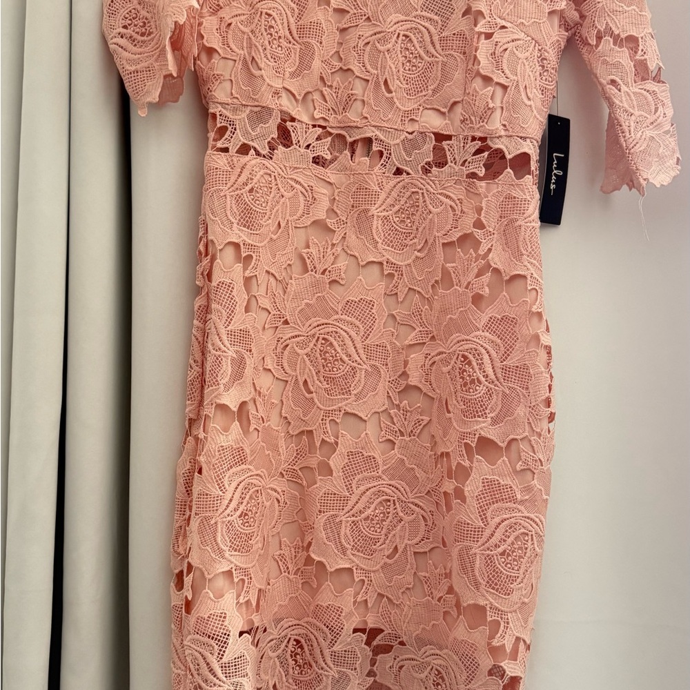 Pink Lace Dress